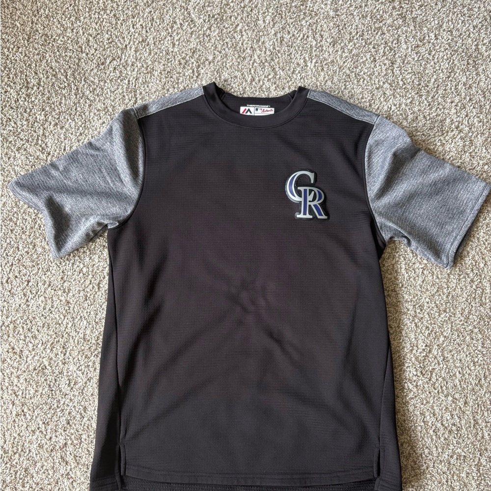 Majestic Colorado Rockies Team Issued Pullover